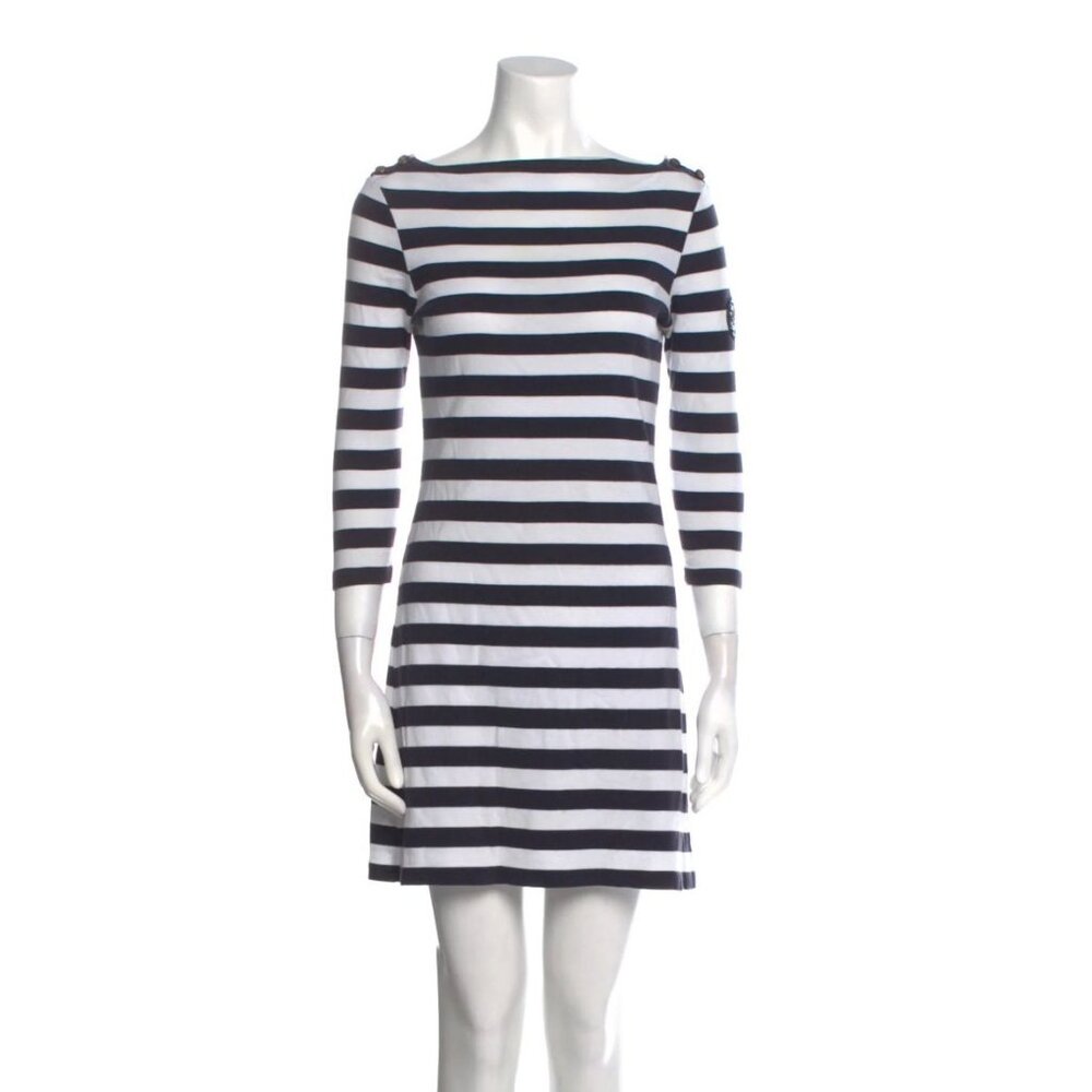 TORY BURCH Striped Mini Dress Size: XS